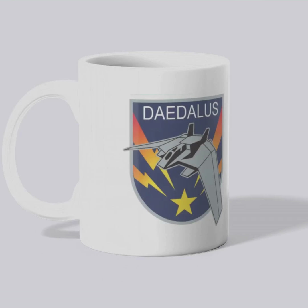 F-302 Daedalus Stargate Mug: Sci-Fi Themed Mug