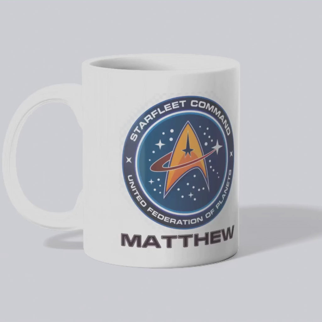 ST Fleet Command Inspired Sci-Fi Themed Mug