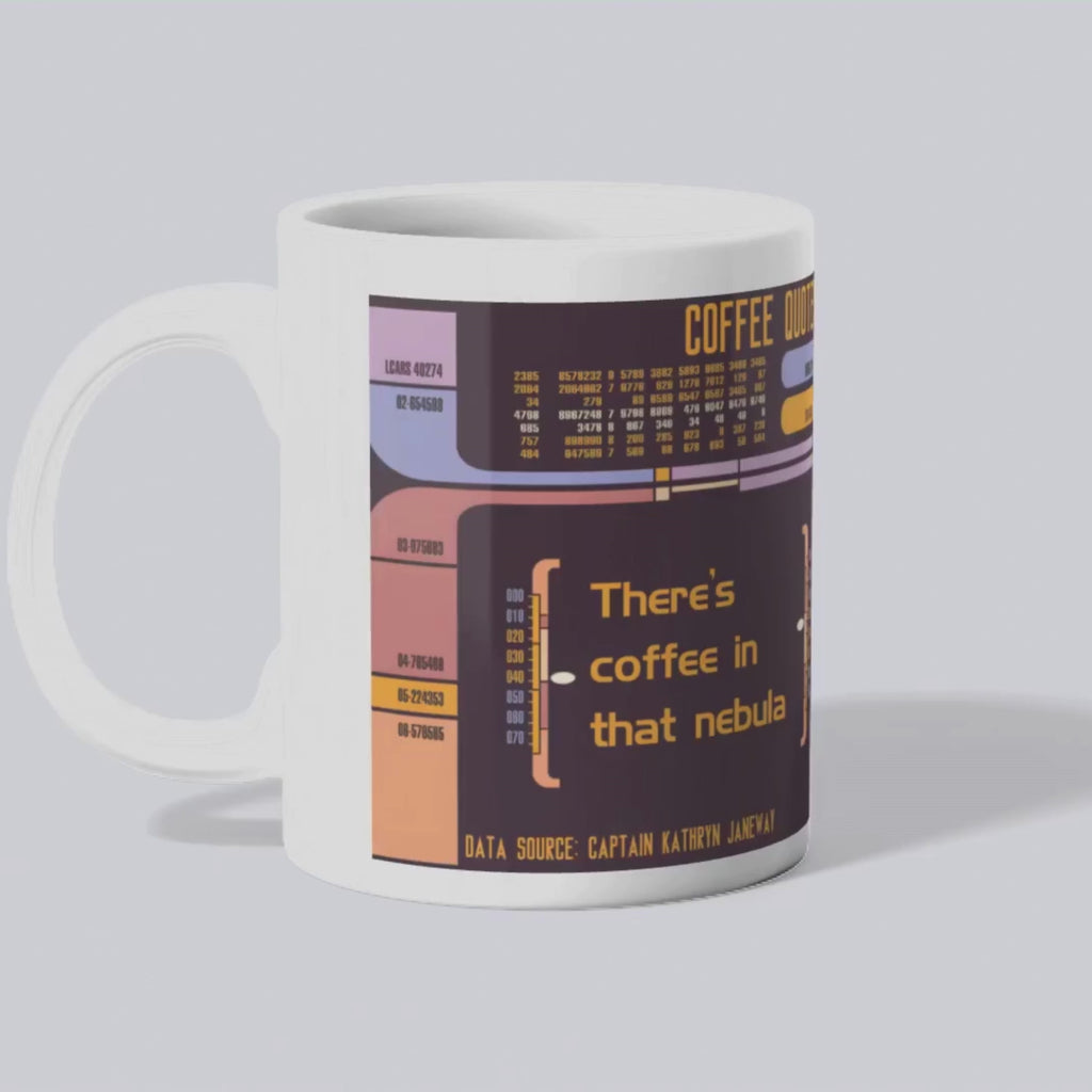 There's Coffee In That Nebula Sci-Fi Themed Mug