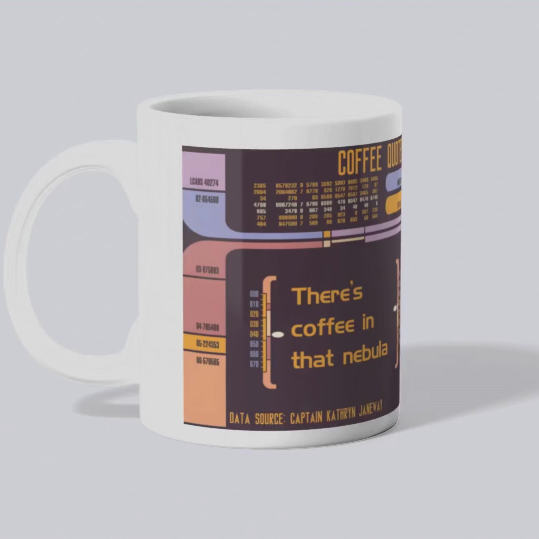 There's Coffee In That Nebula Sci-Fi Themed Mug