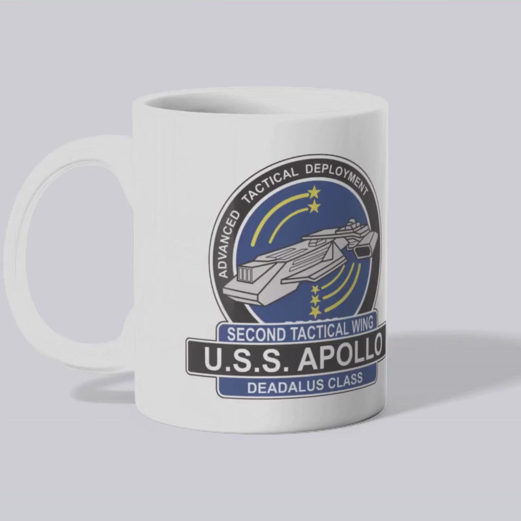 USS Apollo Stargate Mug: Sci-Fi Themed Mug