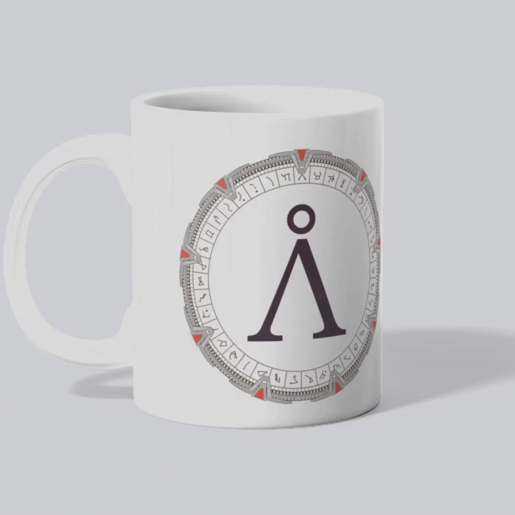 Milky Way Stargate Mug: Sci-Fi Themed Mug