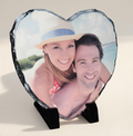 Custom Photo Slate - Heart Shaped